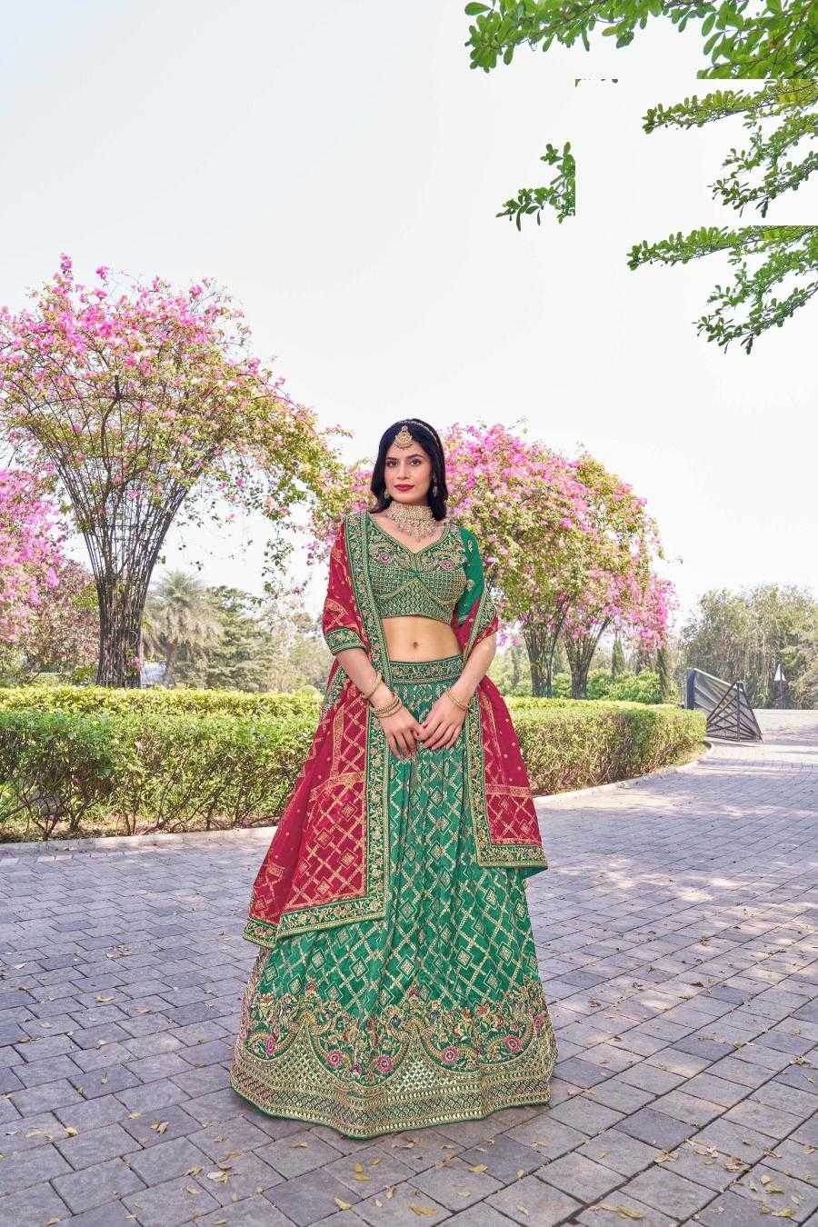 Elegant Banarasi Soft Silk Lehenga for Festive Occasions - MYLUXURY LANE ENTERPRISE