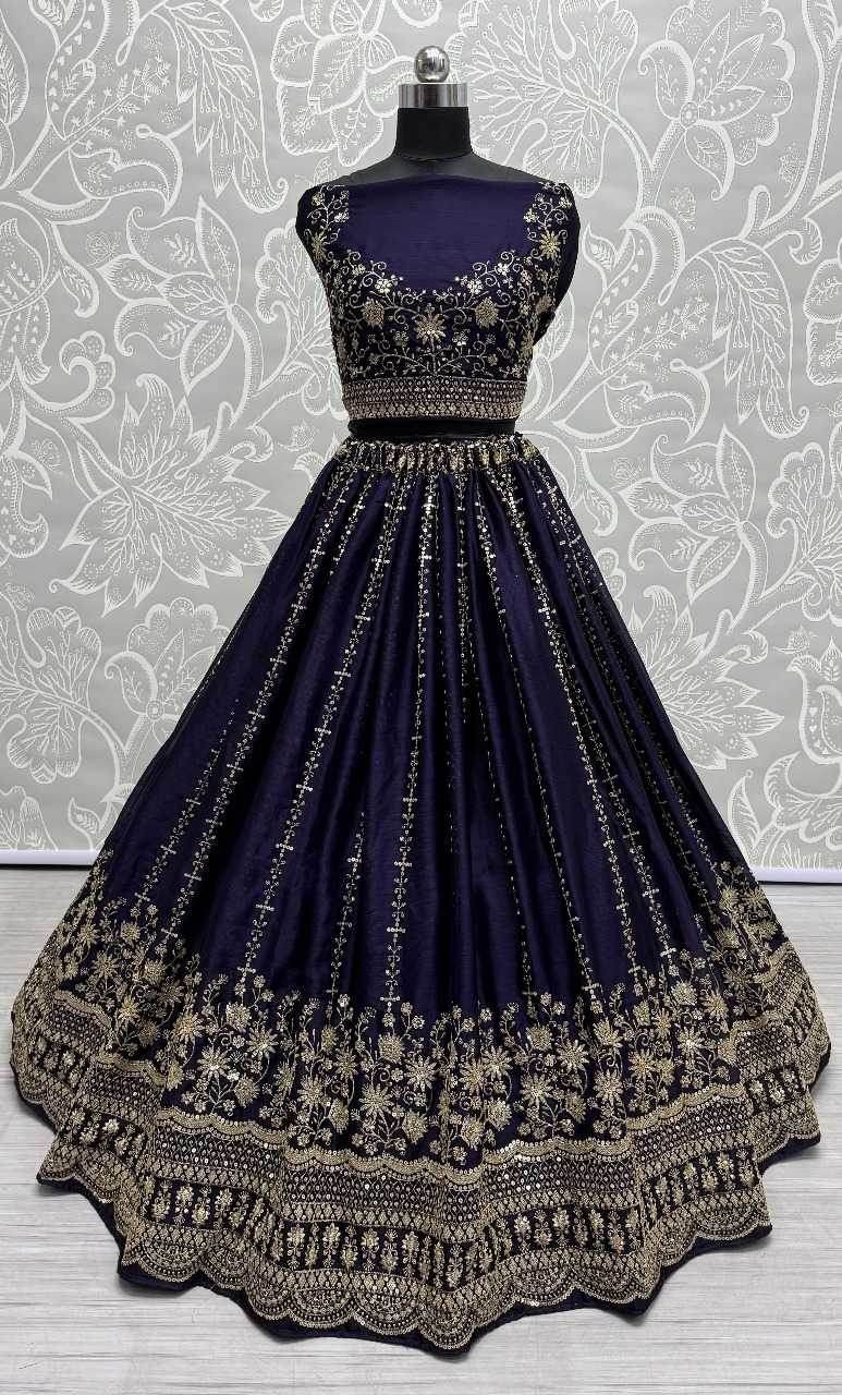 Elegant Bridal Embroidered Lehenga for Modern Brides - MYLUXURY LANE ENTERPRISE