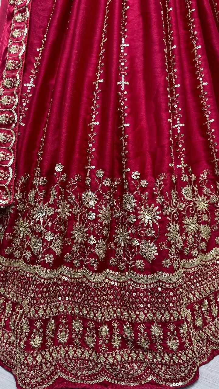 Elegant Bridal Embroidered Lehenga for Modern Brides - MYLUXURY LANE ENTERPRISE