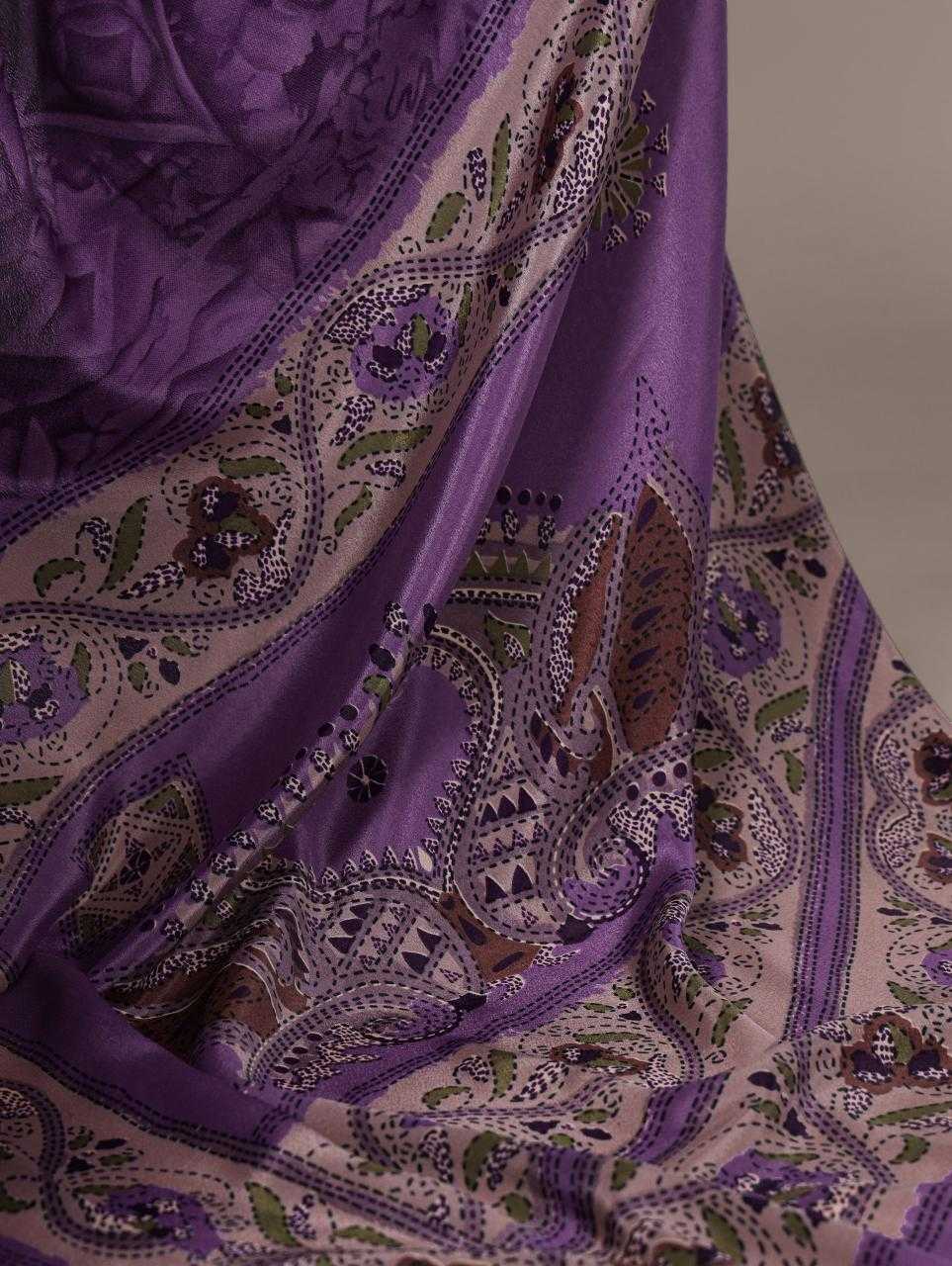 Crepe  Ready To Wear  Printed Saree