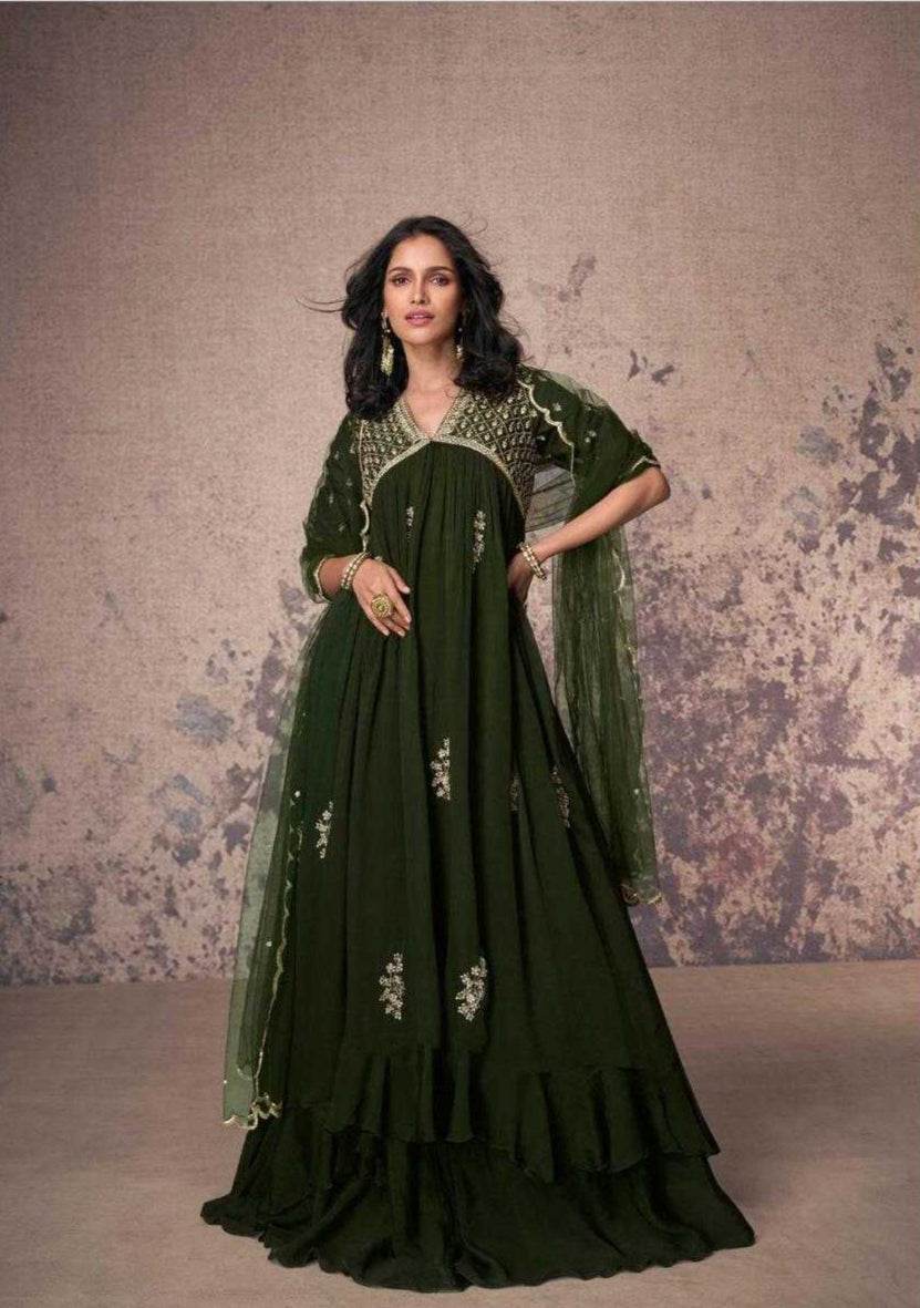 Designer Party Wear Dress - MYLUXURY LANE ENTERPRISE