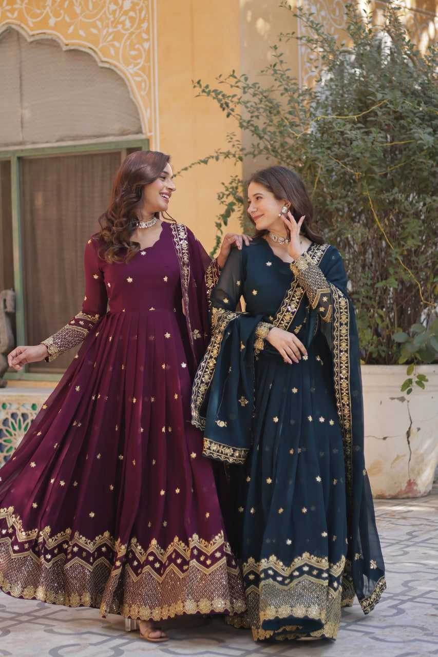 Faux Luxe Long Gown - Top-Rated & Customer Favorite - MYLUXURY LANE ENTERPRISE