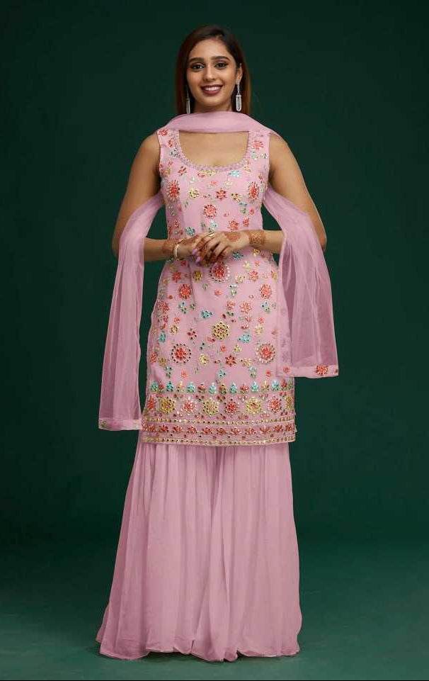 Faux Georgette Party Gown - MYLUXURY LANE ENTERPRISE