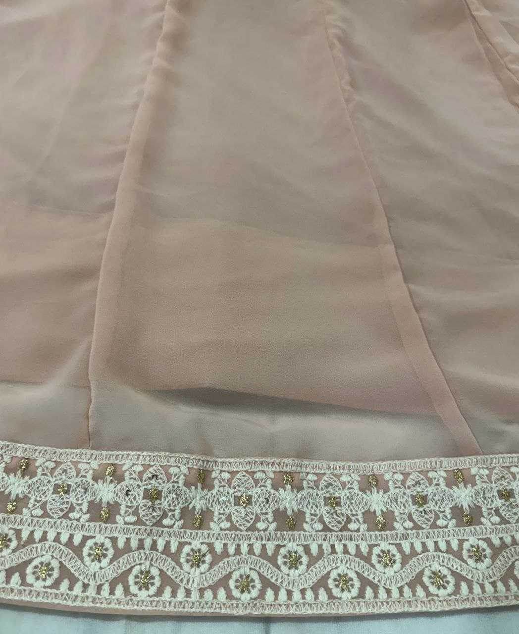 Faux Georgette Embroidery Anarkali Party Long Sequin Gown - MYLUXURY LANE ENTERPRISE