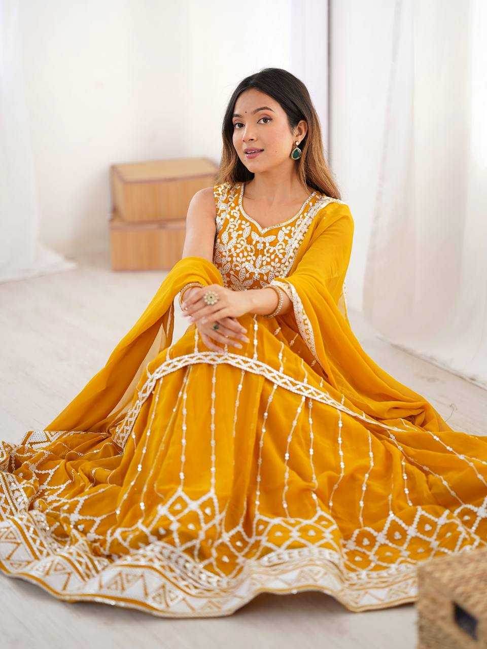 Faux Georgette Festive Designer Lehenga Choli - MYLUXURY LANE ENTERPRISE