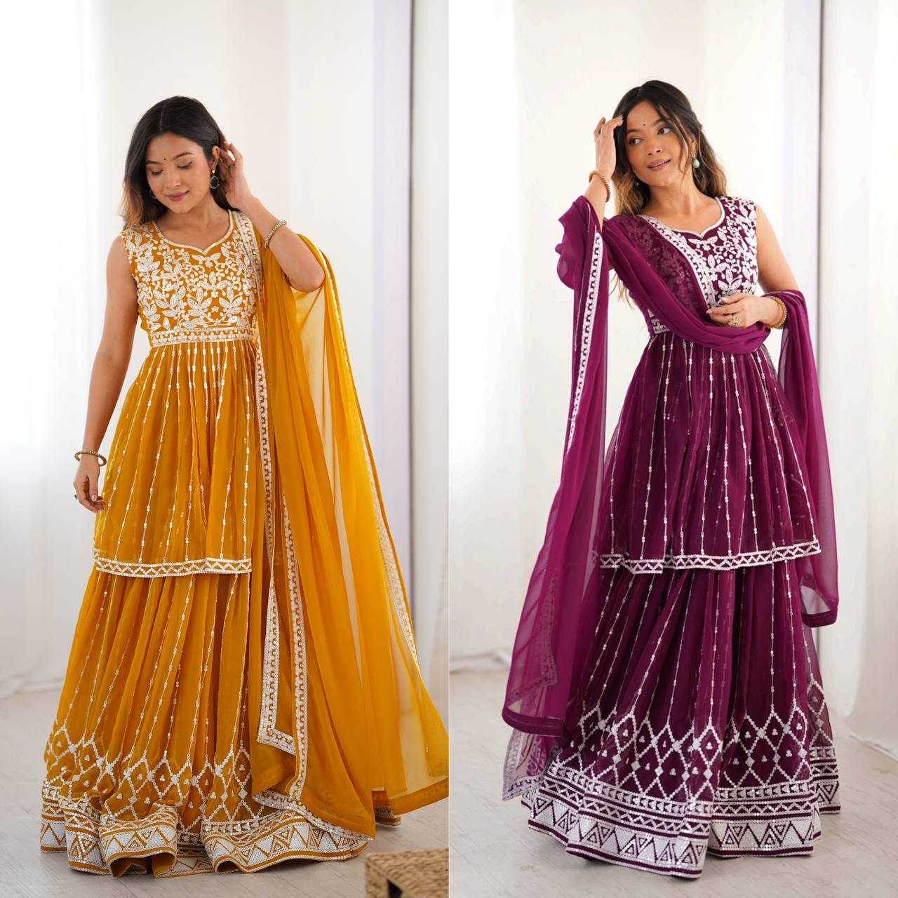Faux Georgette Festive Designer Lehenga Choli - MYLUXURY LANE ENTERPRISE