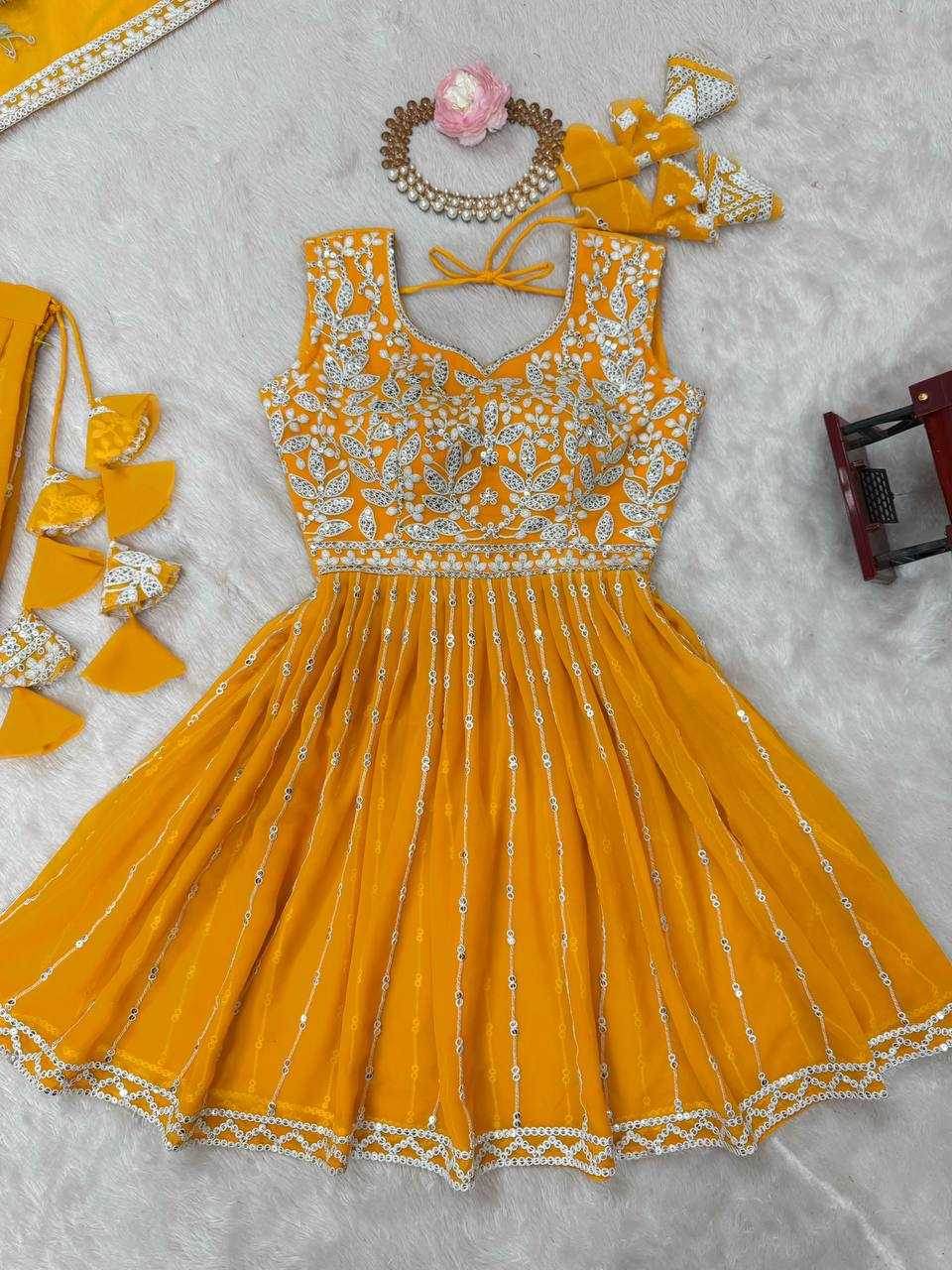 Faux Georgette Festive Designer Lehenga Choli - MYLUXURY LANE ENTERPRISE