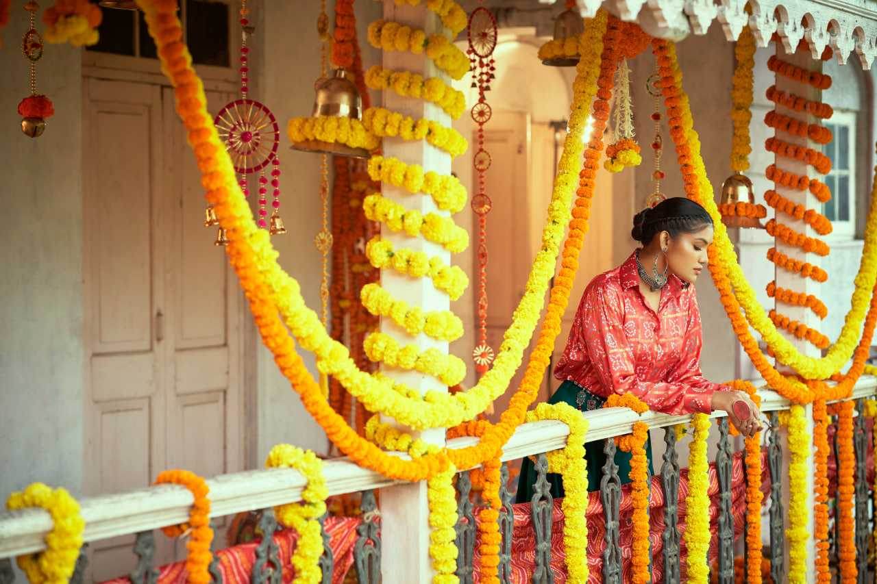 Gajji Silk Western Wears Top - MYLUXURY LANE ENTERPRISE