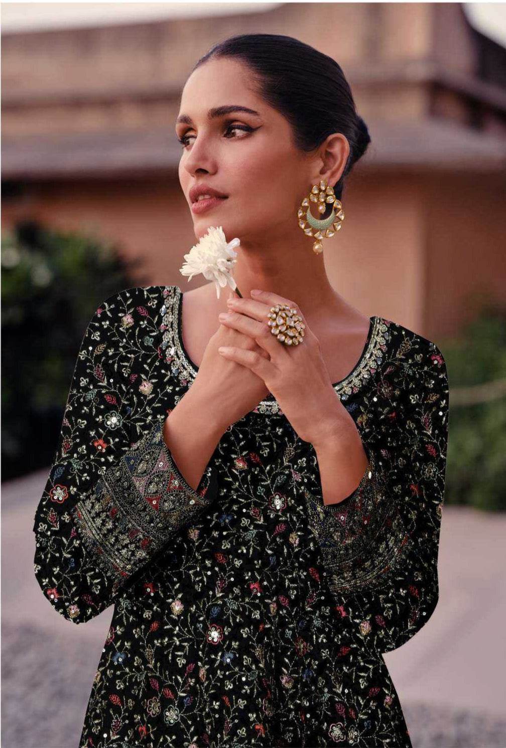 Embroidery Designer Gown - MYLUXURY LANE ENTERPRISE