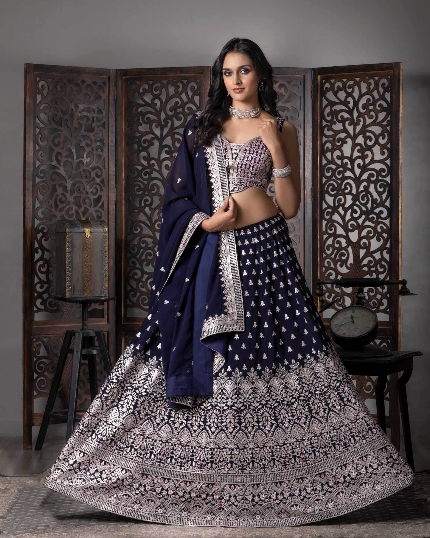 Elegant Bridal Designer Lehenga Choli for Special Day - MYLUXURY LANE ENTERPRISE