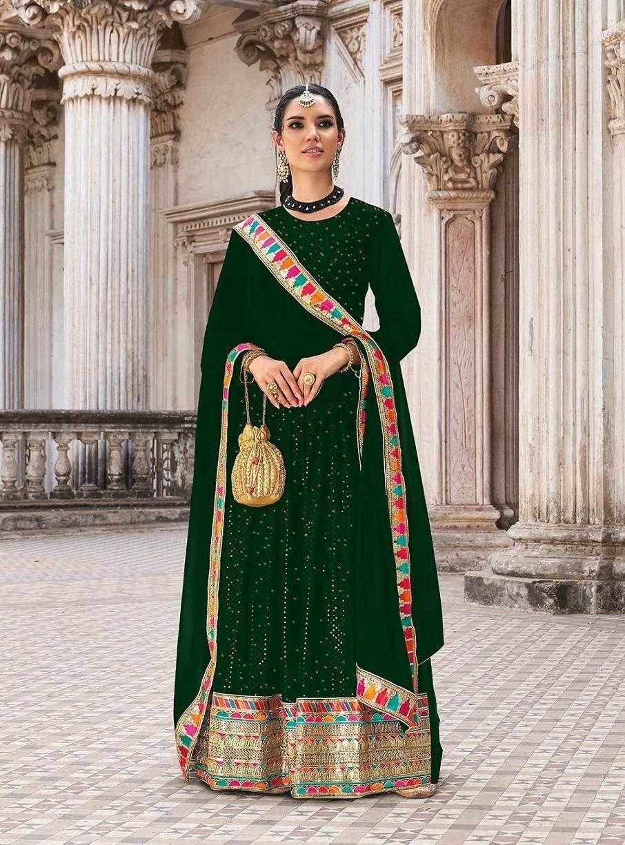 Embroidery Anarkali Gown - MYLUXURY LANE ENTERPRISE