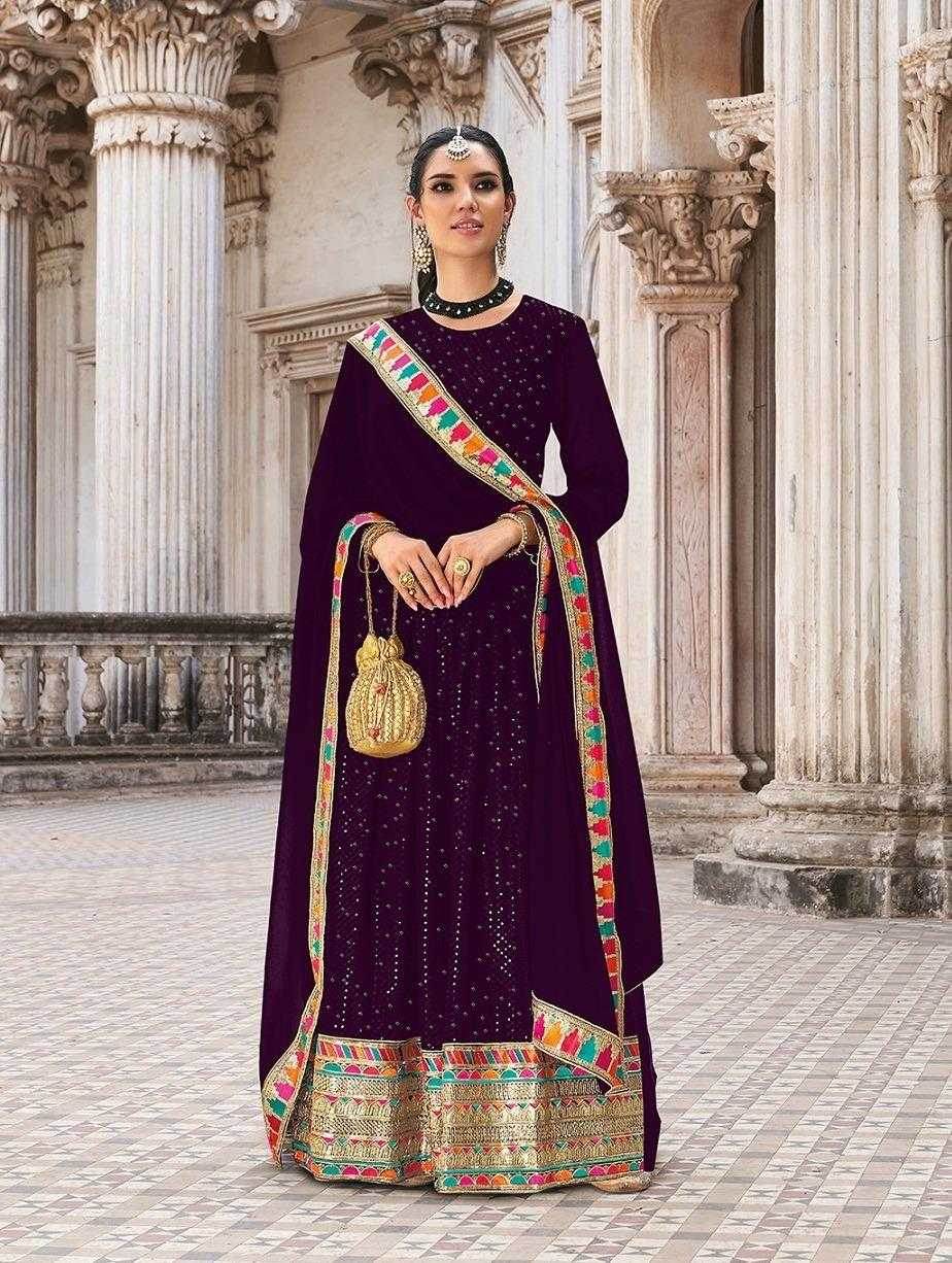 Embroidery Anarkali Gown - MYLUXURY LANE ENTERPRISE