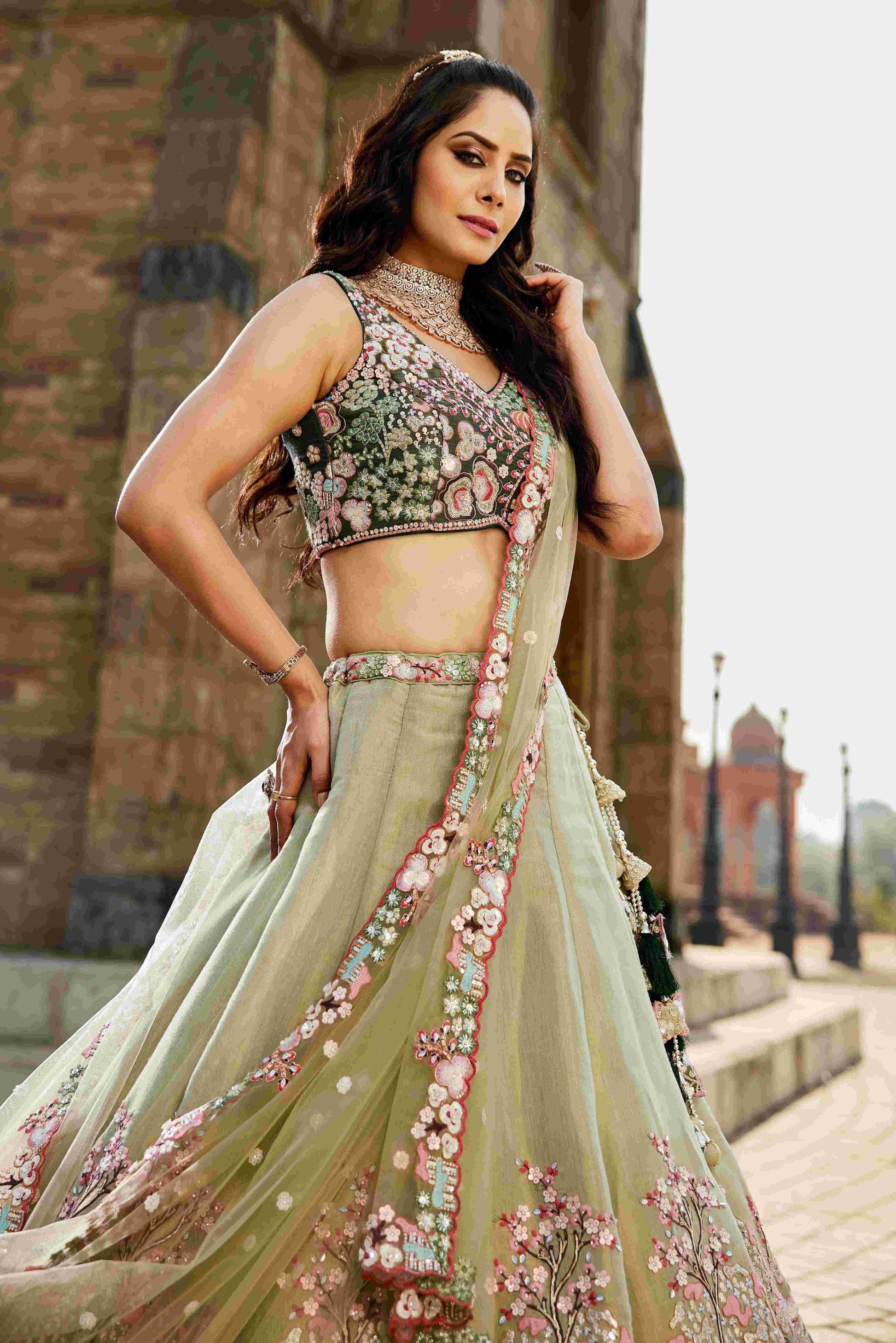 Elegant Net Designer Lehenga for Special Occasions - MYLUXURY LANE ENTERPRISE