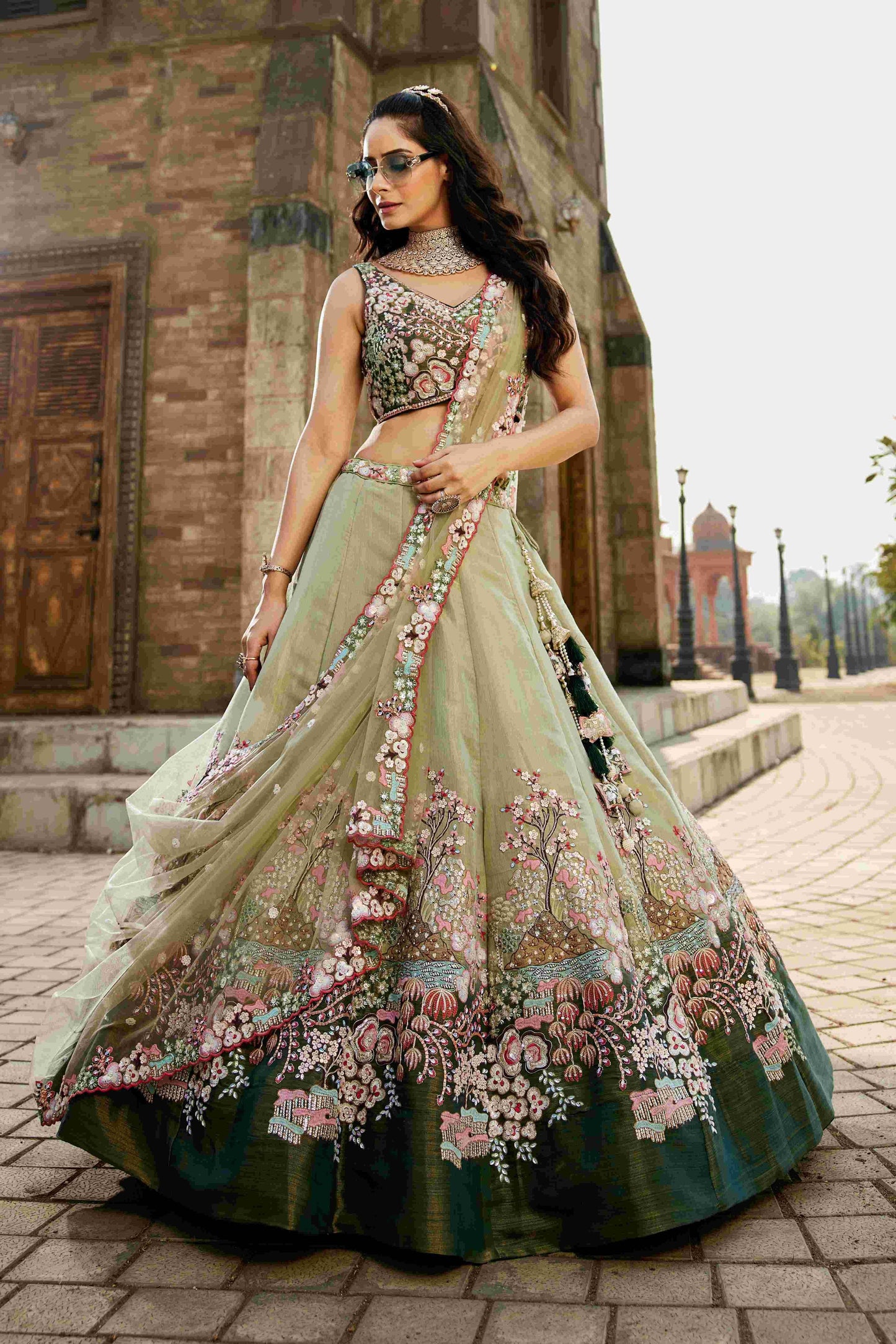 Elegant Net Designer Lehenga for Special Occasions - MYLUXURY LANE ENTERPRISE