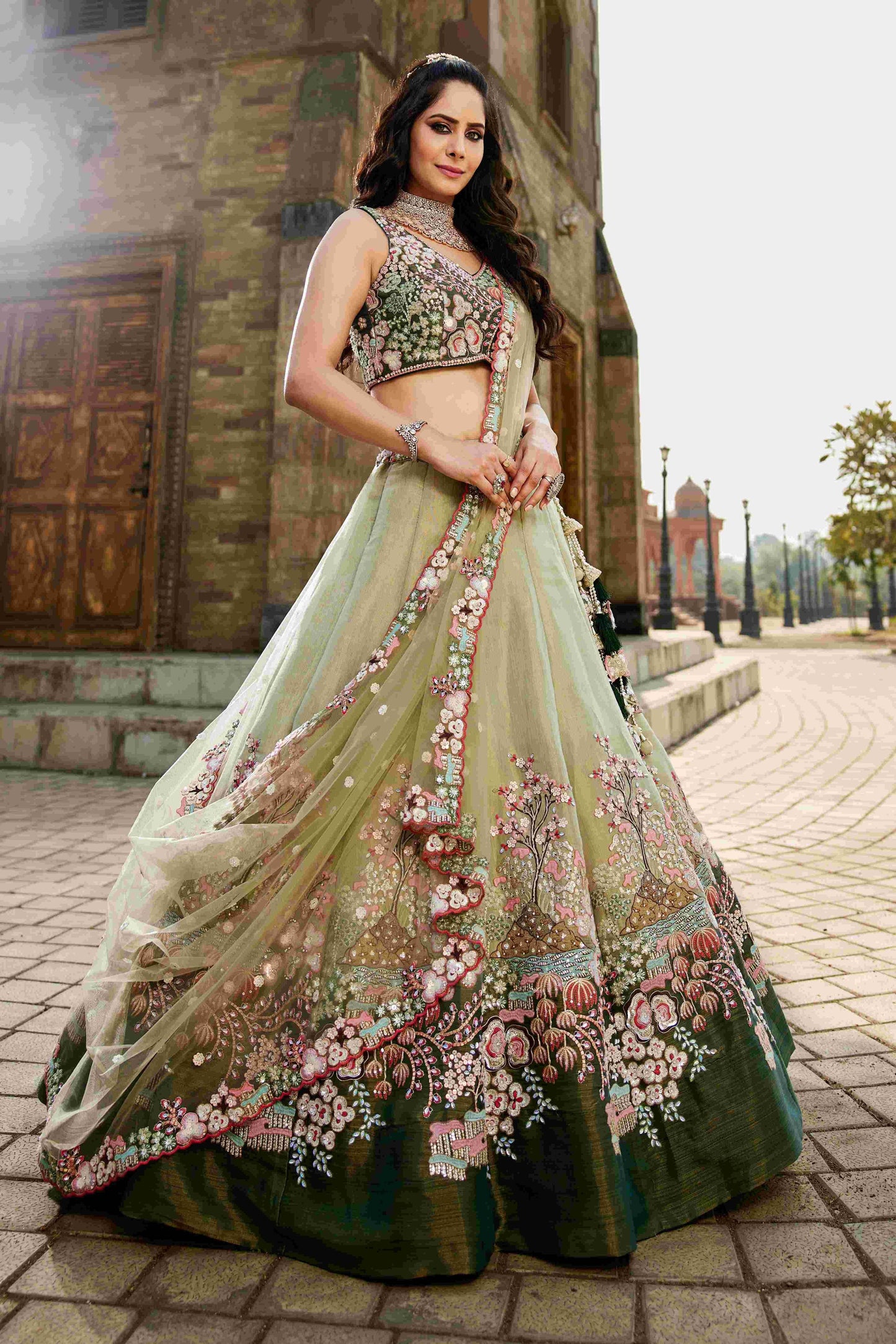 Elegant Net Designer Lehenga for Special Occasions - MYLUXURY LANE ENTERPRISE