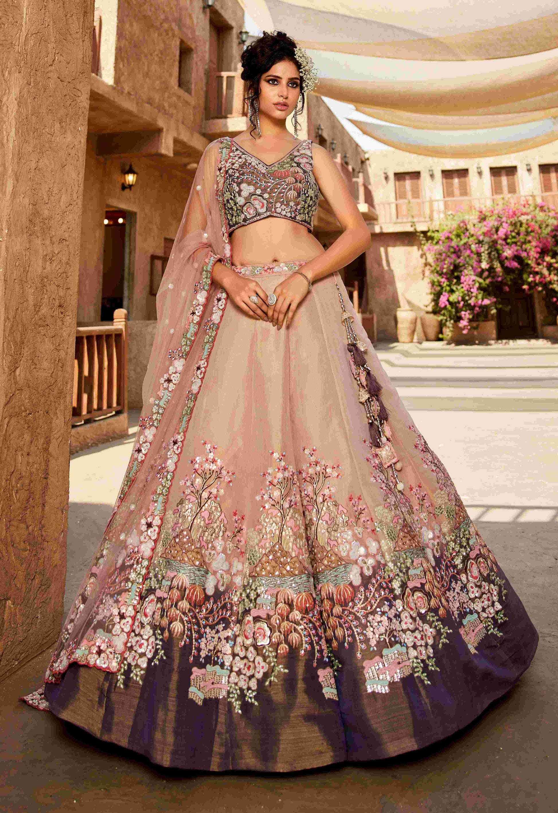 Elegant Net Designer Lehenga for Special Occasions - MYLUXURY LANE ENTERPRISE