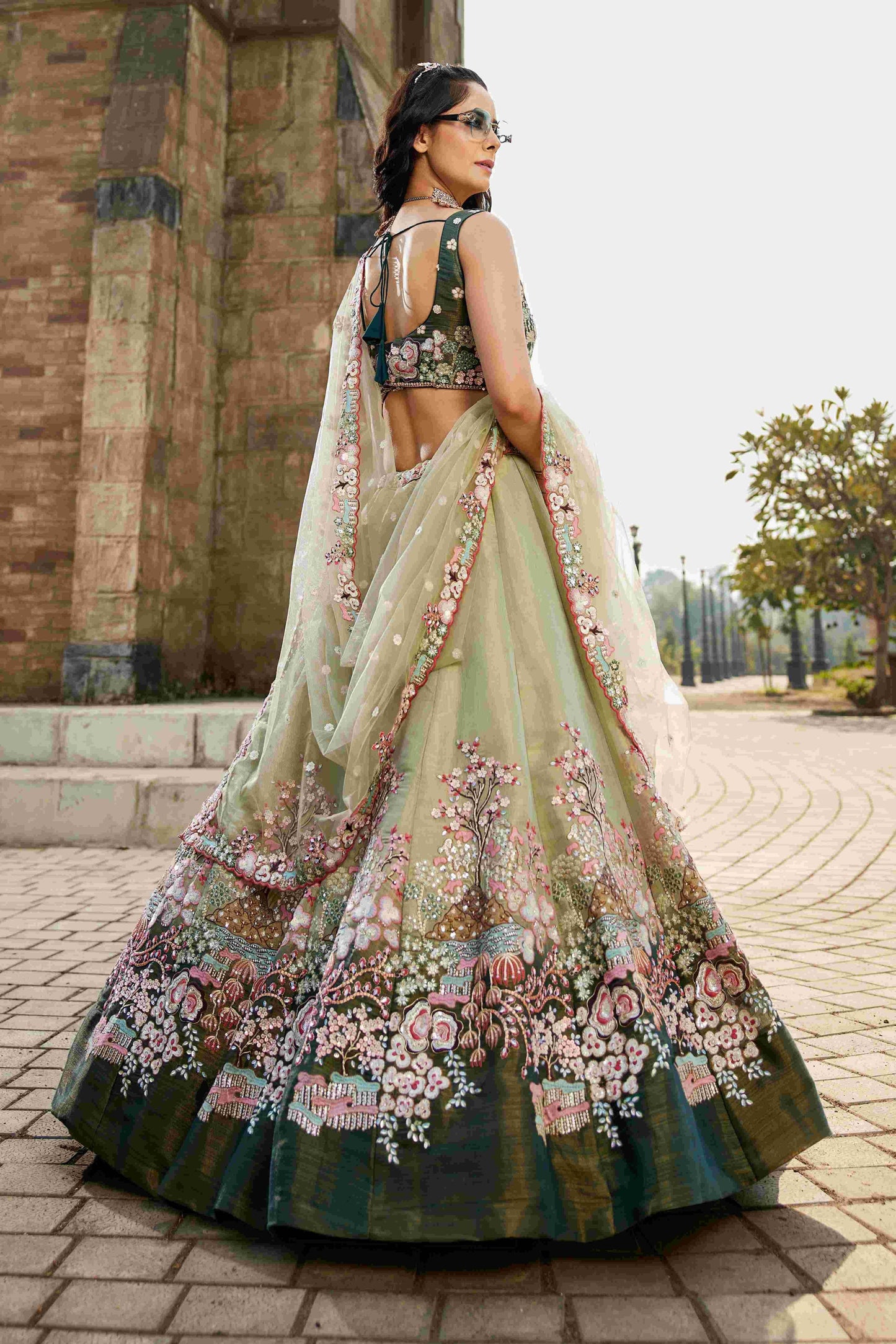 Elegant Net Designer Lehenga for Special Occasions - MYLUXURY LANE ENTERPRISE