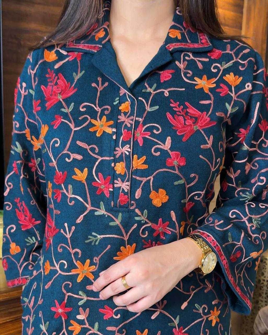 FESTIVE PARTY WEAR RAYON KURTIS WITH BOTTOM FANCY KURTIS - MYLUXURY LANE ENTERPRISE