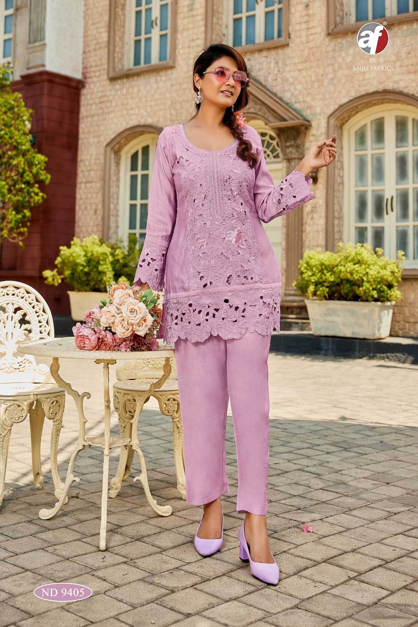 Embroidered Kurtis Tail Cut Kurti - MYLUXURY LANE ENTERPRISE