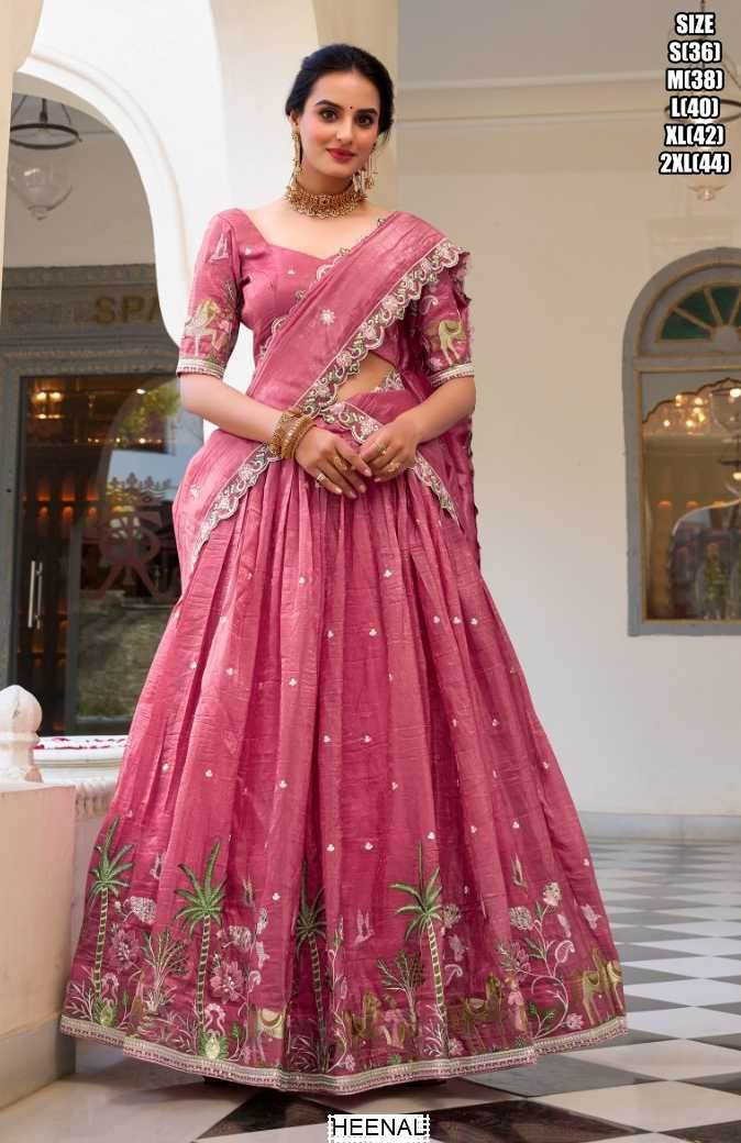 Embroidered Designer Lehenga Choli for Festive Elegance - MYLUXURY LANE ENTERPRISE