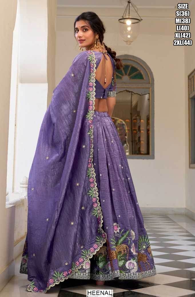 Embroidered Designer Lehenga Choli for Festive Elegance - MYLUXURY LANE ENTERPRISE