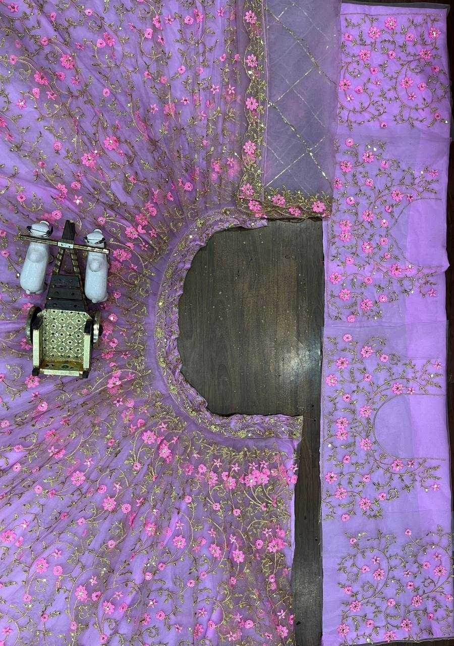 Embroidered Sequins With Cancan Lehenga For Elegant Occasions - MYLUXURY LANE ENTERPRISE