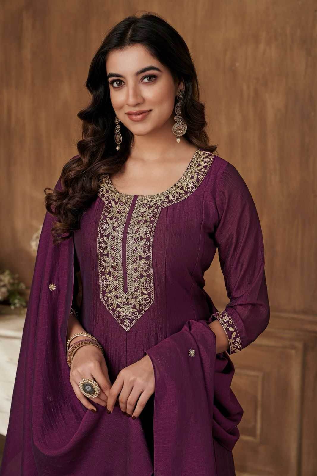 Ethnic Wear Embroidery Suit - MYLUXURY LANE ENTERPRISE