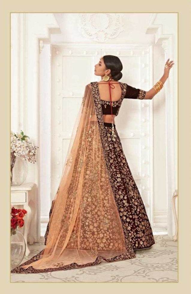 Elegant Traditional Net Lehenga for Festive Occasions - MYLUXURY LANE ENTERPRISE