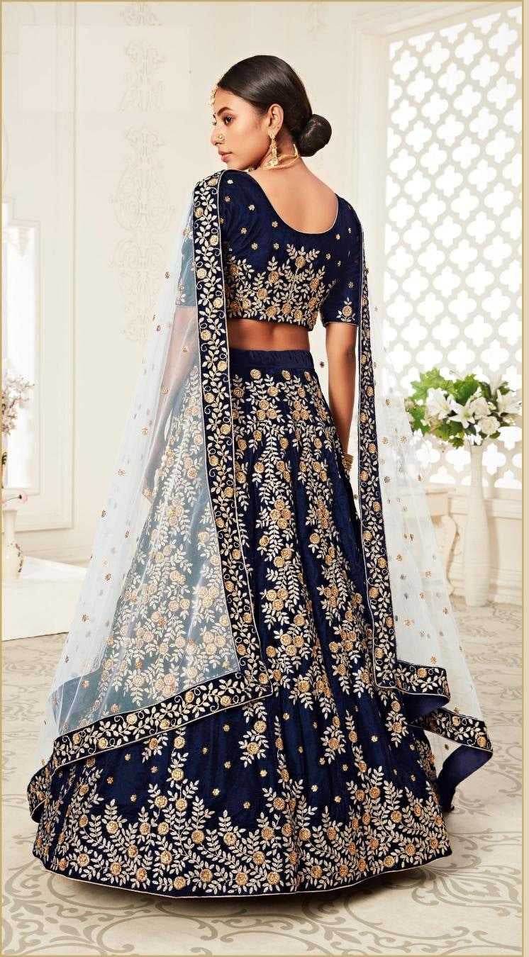 Elegant Traditional Net Lehenga for Festive Occasions - MYLUXURY LANE ENTERPRISE