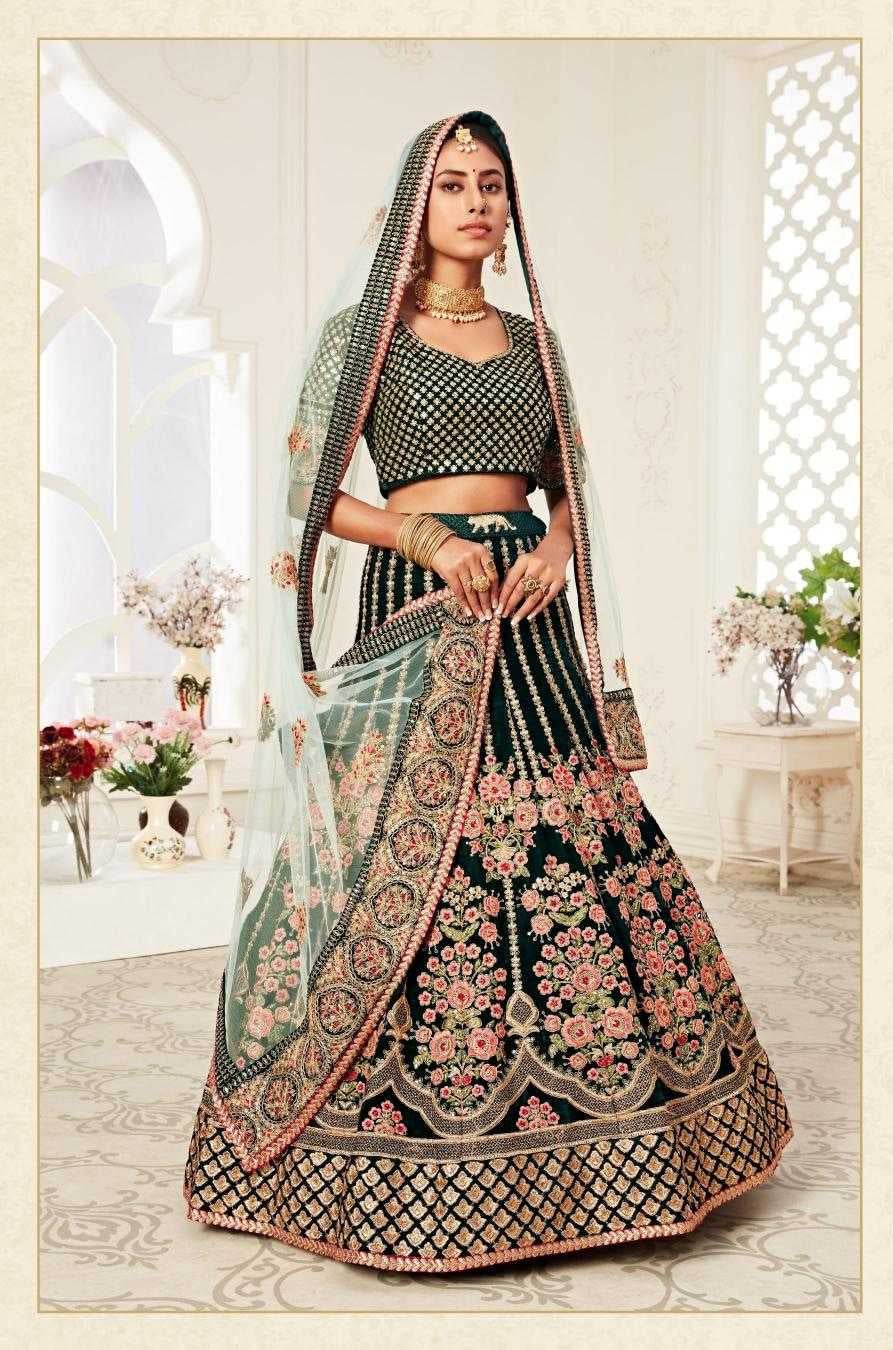 Elegant Traditional Net Lehenga for Festive Occasions - MYLUXURY LANE ENTERPRISE