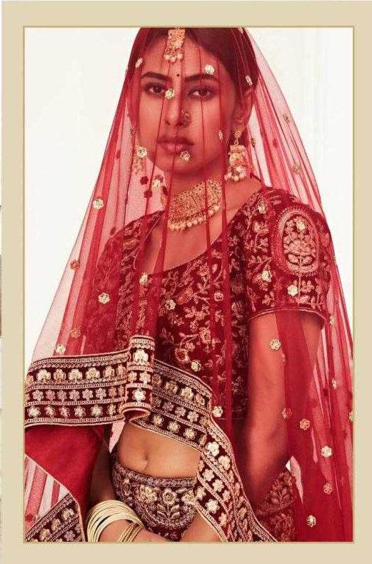 Elegant Traditional Net Lehenga for Festive Occasions - MYLUXURY LANE ENTERPRISE