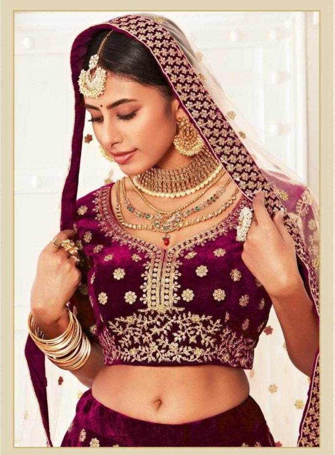 Elegant Traditional Net Lehenga for Festive Occasions - MYLUXURY LANE ENTERPRISE