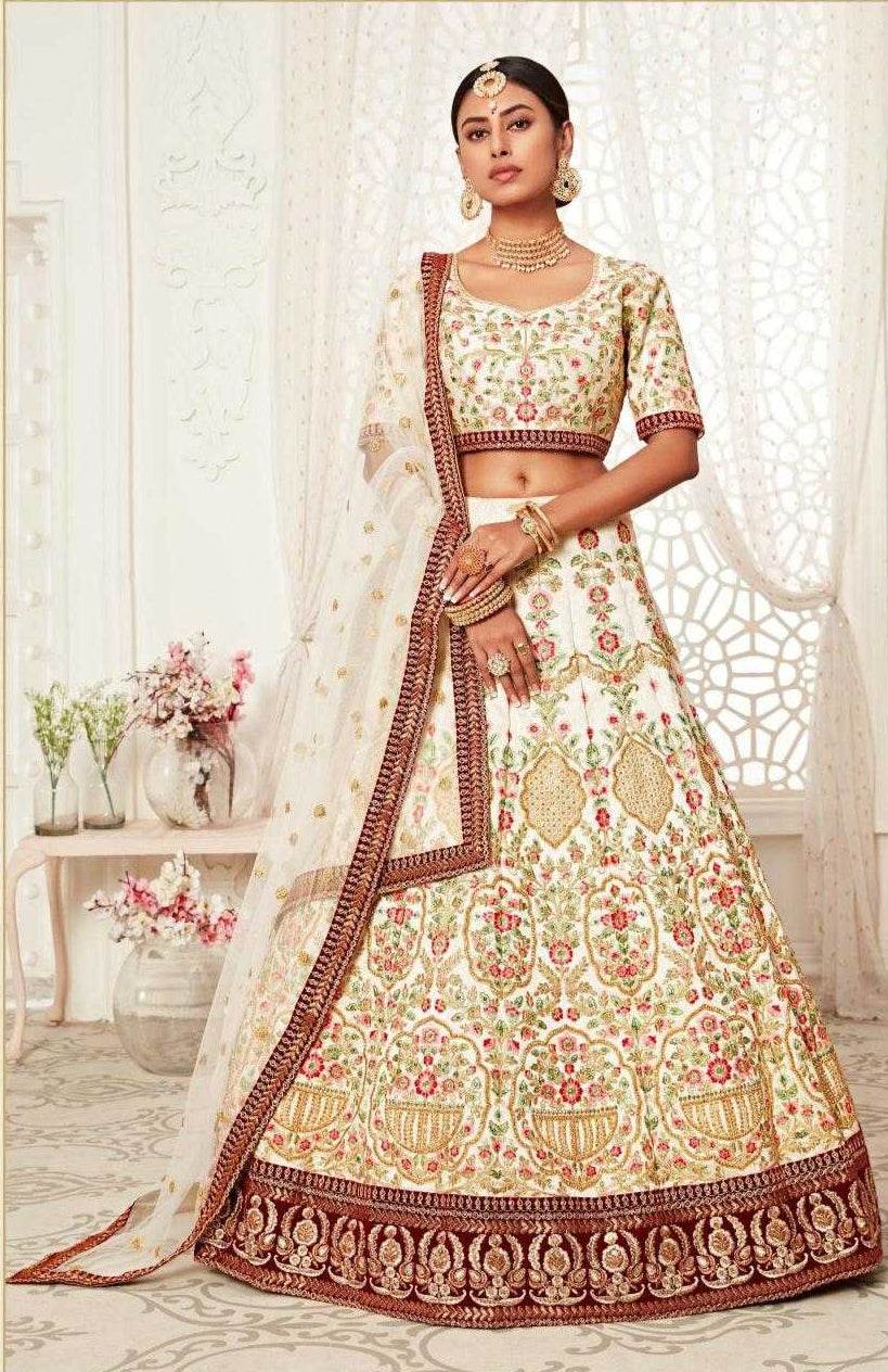 Elegant Traditional Net Lehenga for Festive Occasions - MYLUXURY LANE ENTERPRISE