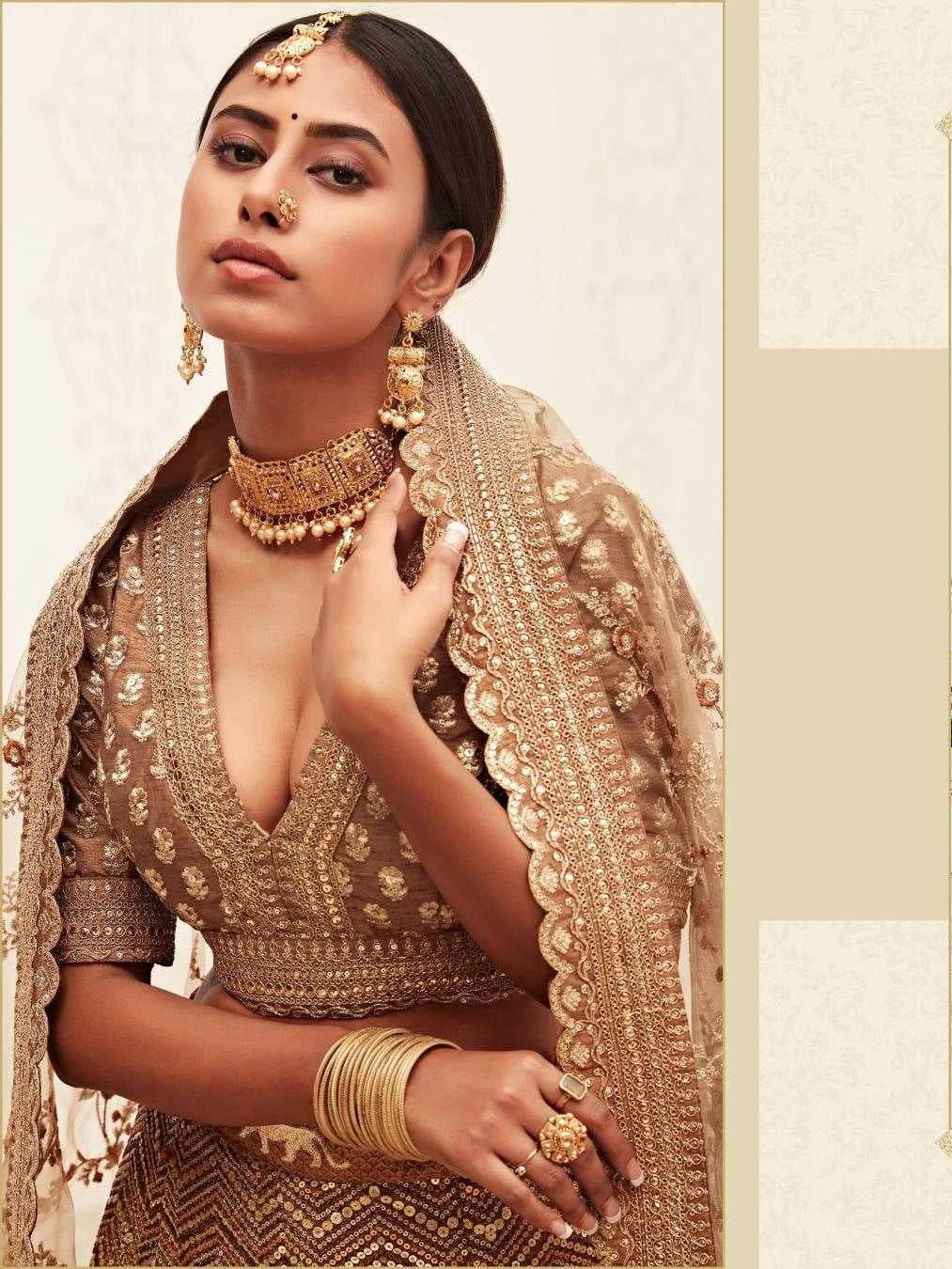 Elegant Traditional Net Lehenga for Festive Occasions - MYLUXURY LANE ENTERPRISE