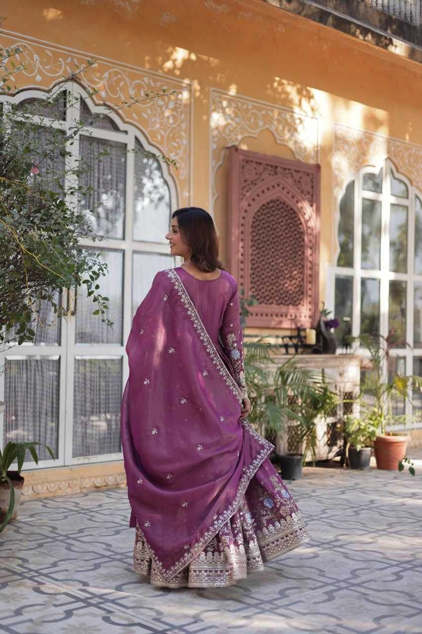 Embroidery Anarkali Long Gown - MYLUXURY LANE ENTERPRISE