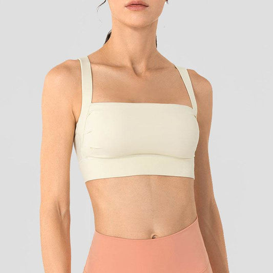 Women's Fashion Solid Color Anti-Humpback Sports Bra - MYLUXURY LANE ENTERPRISE