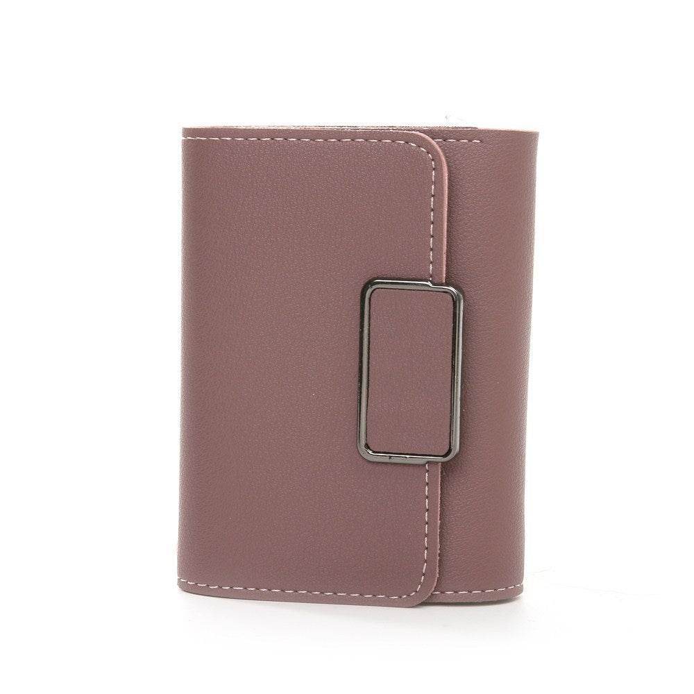 Women's Short And Simple Plaid Fashion Wallet - MYLUXURY LANE ENTERPRISE
