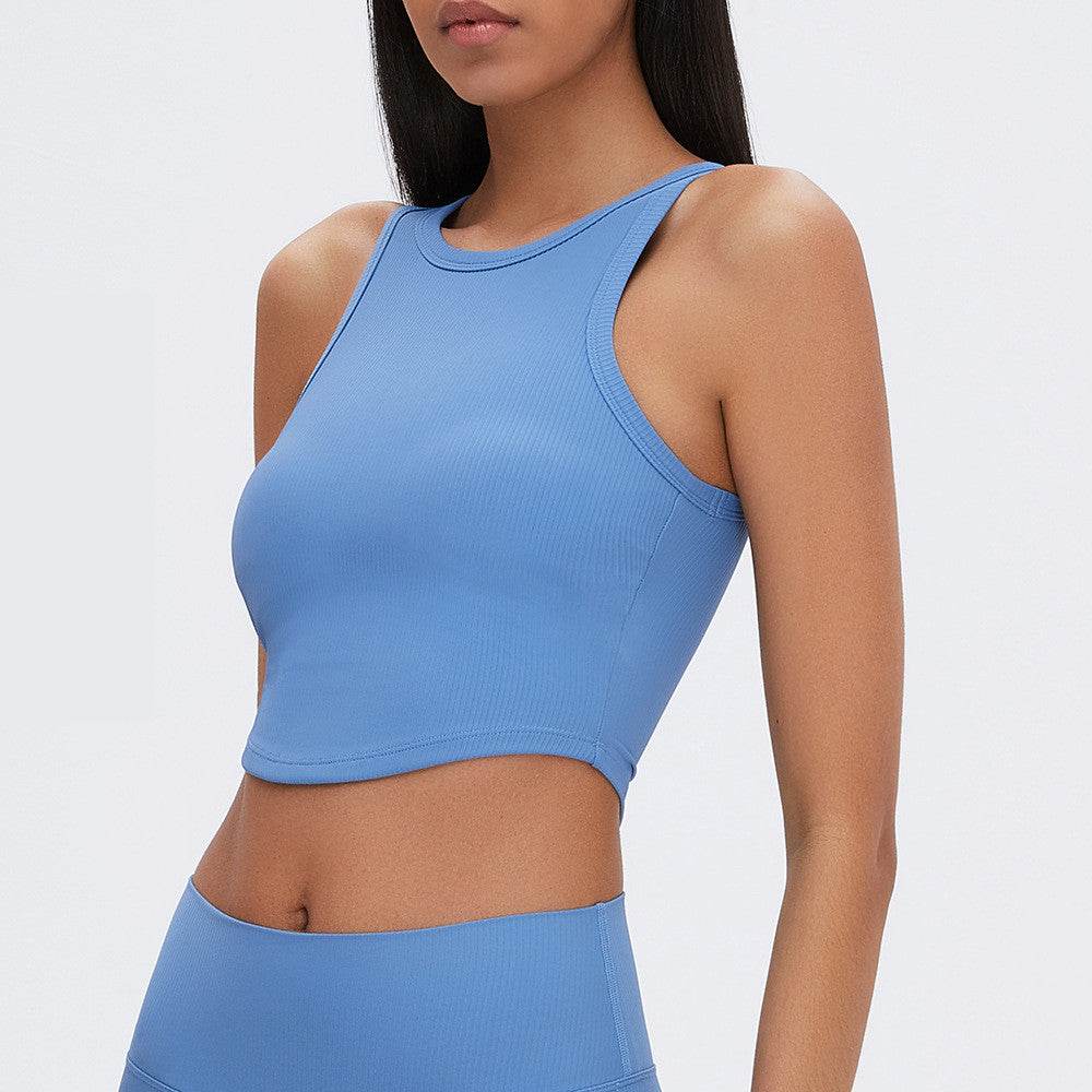 Nude Thread Fitness Shockproof Sports Bra - MYLUXURY LANE ENTERPRISE