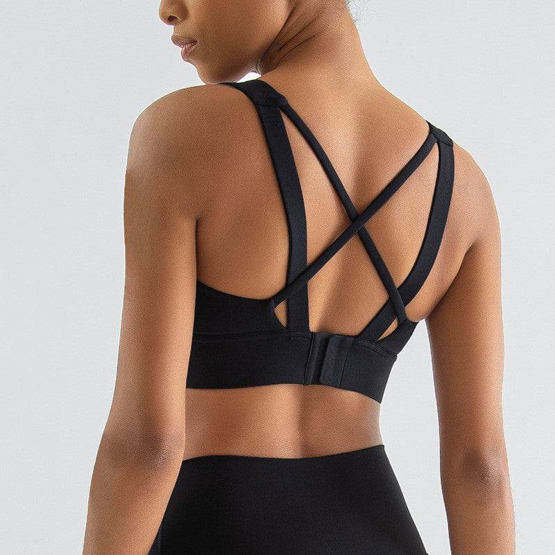 Fixed Cushion Running Shock Absorbing Sports Bra - MYLUXURY LANE ENTERPRISE