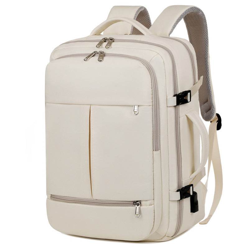 Large Capacity Backpack For Women Men Multiple Pockets And Zippers Versatile Computer Bags Business Travel Backpack - MYLUXURY LANE ENTERPRISE