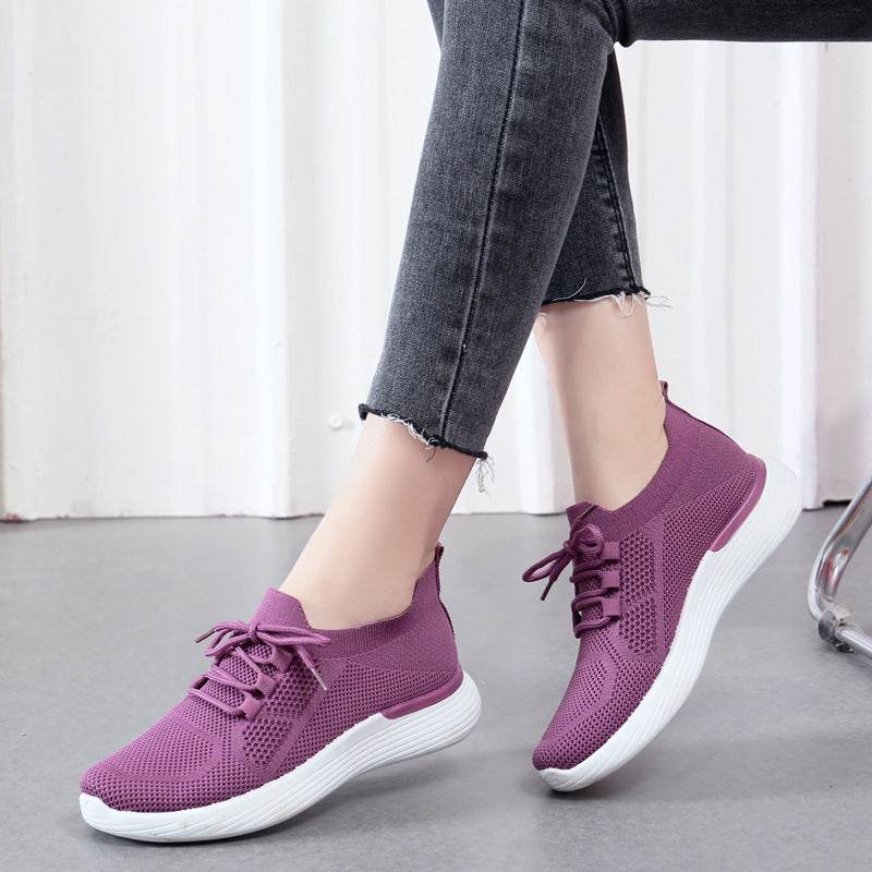 Sneaker Mesh Flying Breathable Comfortable Casual Shoes - MYLUXURY LANE ENTERPRISE