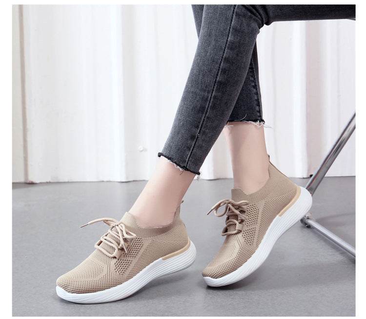 Sneaker Mesh Flying Breathable Comfortable Casual Shoes - MYLUXURY LANE ENTERPRISE