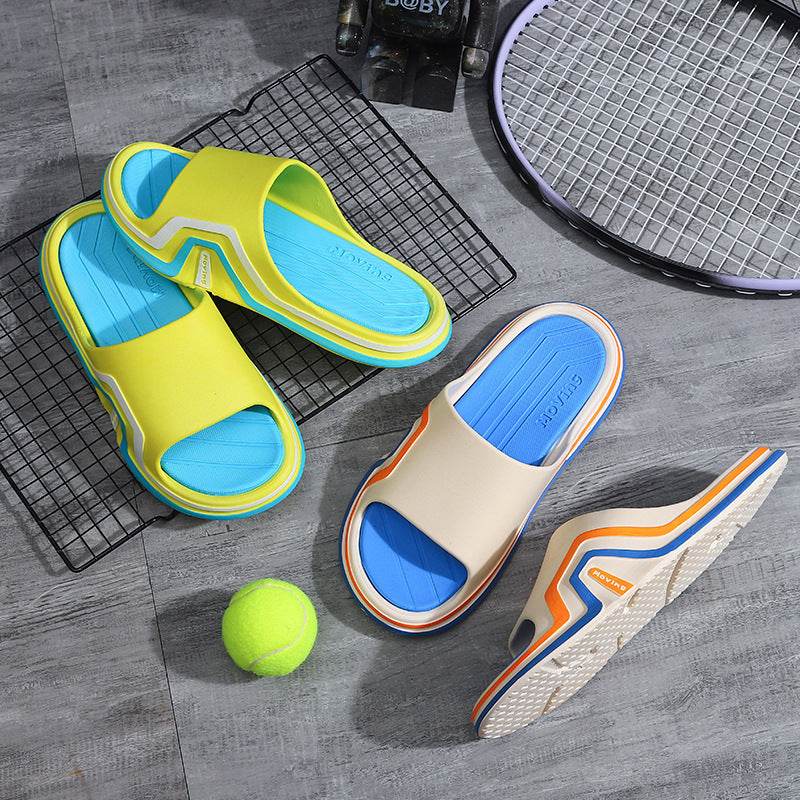 Outer Wear Home Non-slip Couple Bathroom Inside Bath Thick Bottom Sandal Mop - MYLUXURY LANE ENTERPRISE