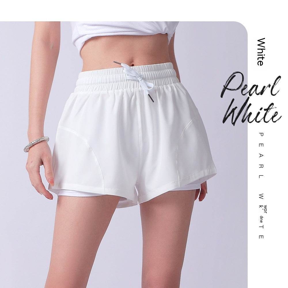 Women's High Waist Summer Yoga Quick-drying Running Training Shorts - MYLUXURY LANE ENTERPRISE