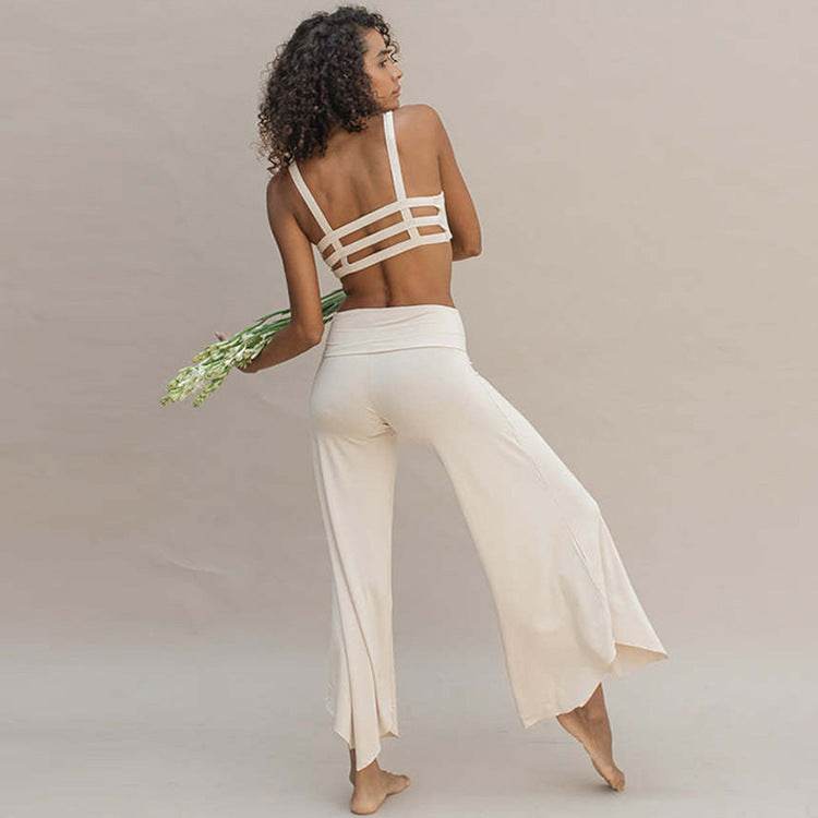 Yoga Suit Backless Spaghetti Straps Backless Bra - MYLUXURY LANE ENTERPRISE