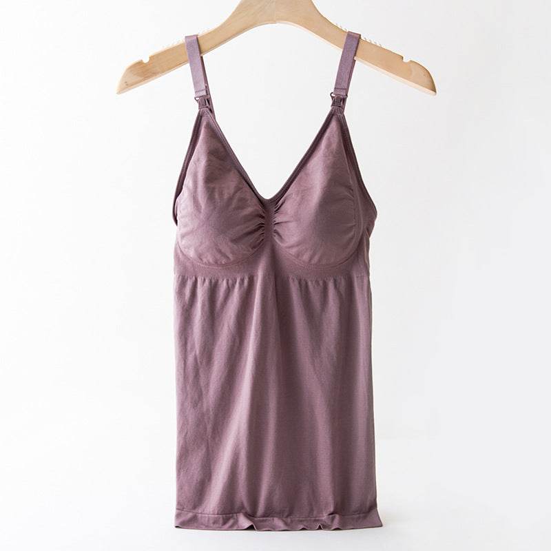 Nursing Bra Underwear Postpartum Belly Shaping Sling Nursing Vest - MYLUXURY LANE ENTERPRISE