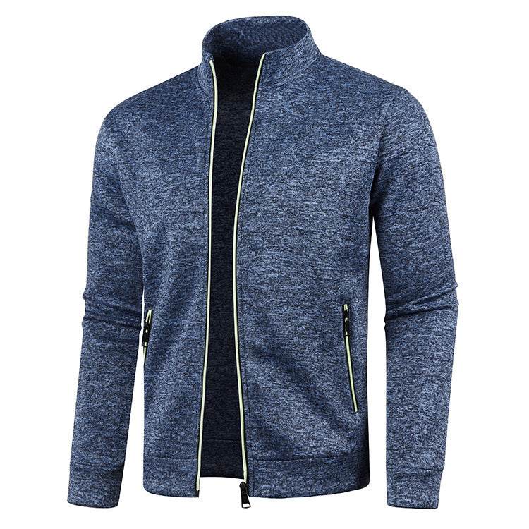 Men's Long Zipper Knitted Jacket - MYLUXURY LANE ENTERPRISE