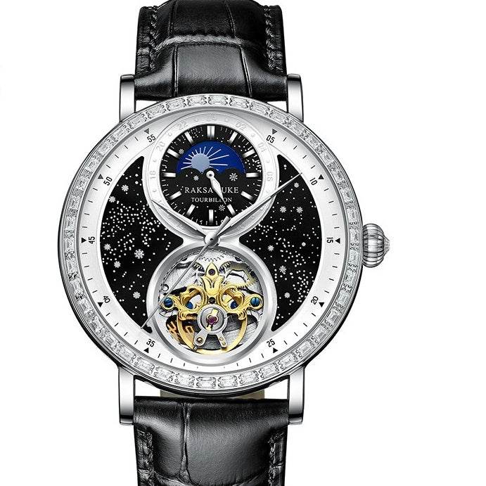 Automatic Mechanical Watch Young Men's Business All-Match Sports Watch Waterproof - MYLUXURY LANE ENTERPRISE