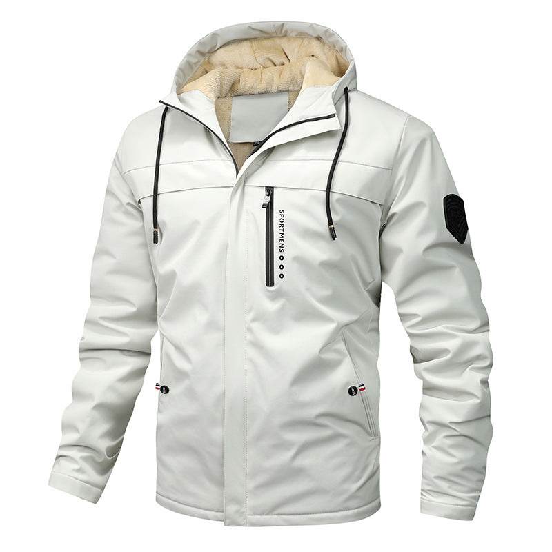 American Retro Men's Loose Fleece Jacket - MYLUXURY LANE ENTERPRISE