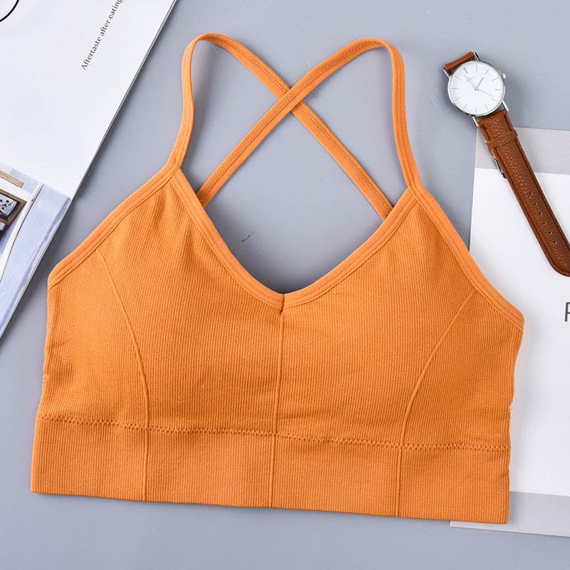 Large U Beauty Back Cross Sling Underwear Ladies Belt Chest Pad Anti-wardrobe Malfunction Base One-piece Tube Top Wrapped Chest For Women - MYLUXURY LANE ENTERPRISE